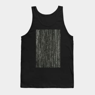 Black Fabric Texture Tank Top